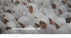 Desktop Screenshot of binbazfoundation.org