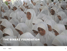 Tablet Screenshot of binbazfoundation.org